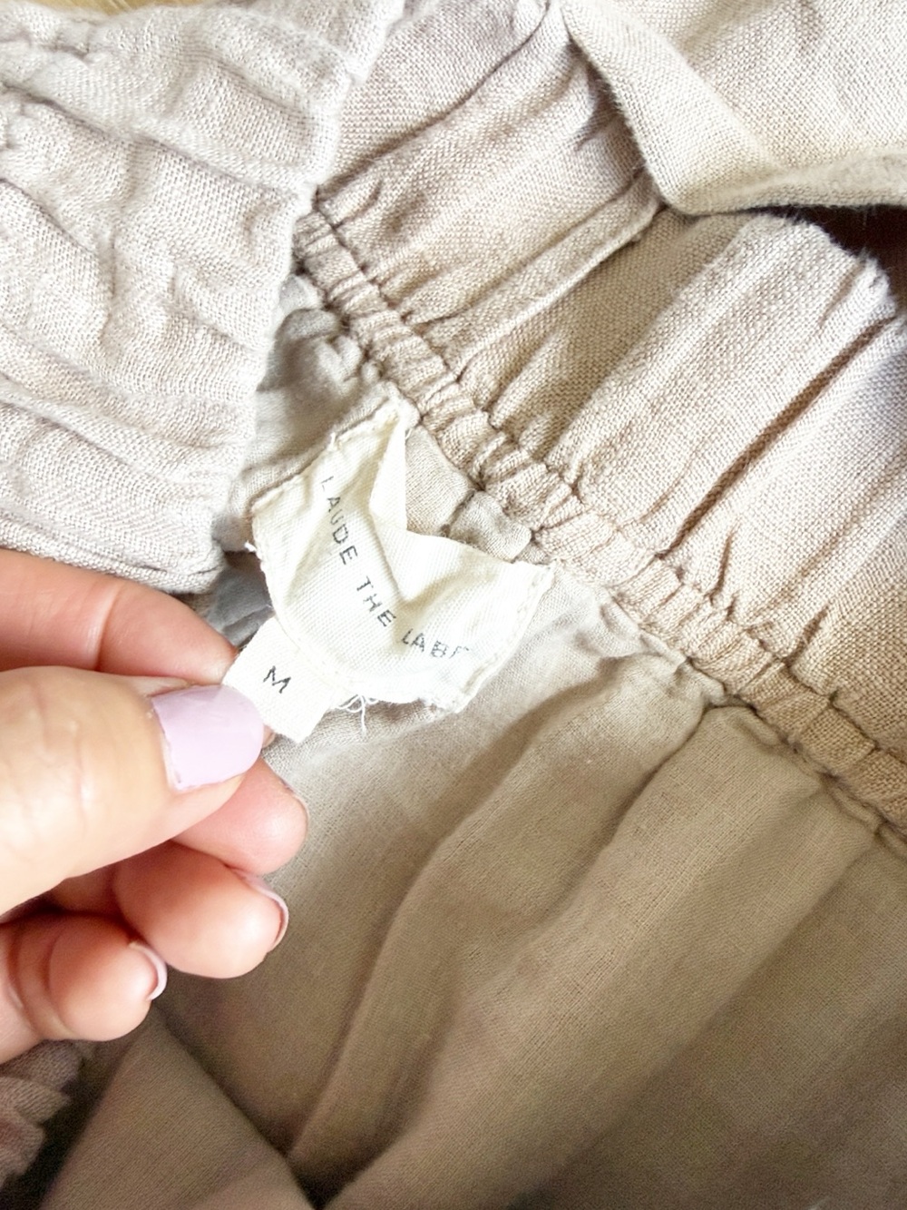 Laude the Label Tank and Pant set Linen - Picture 11 of 16